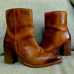 Diba True Distressed Booties Size 8